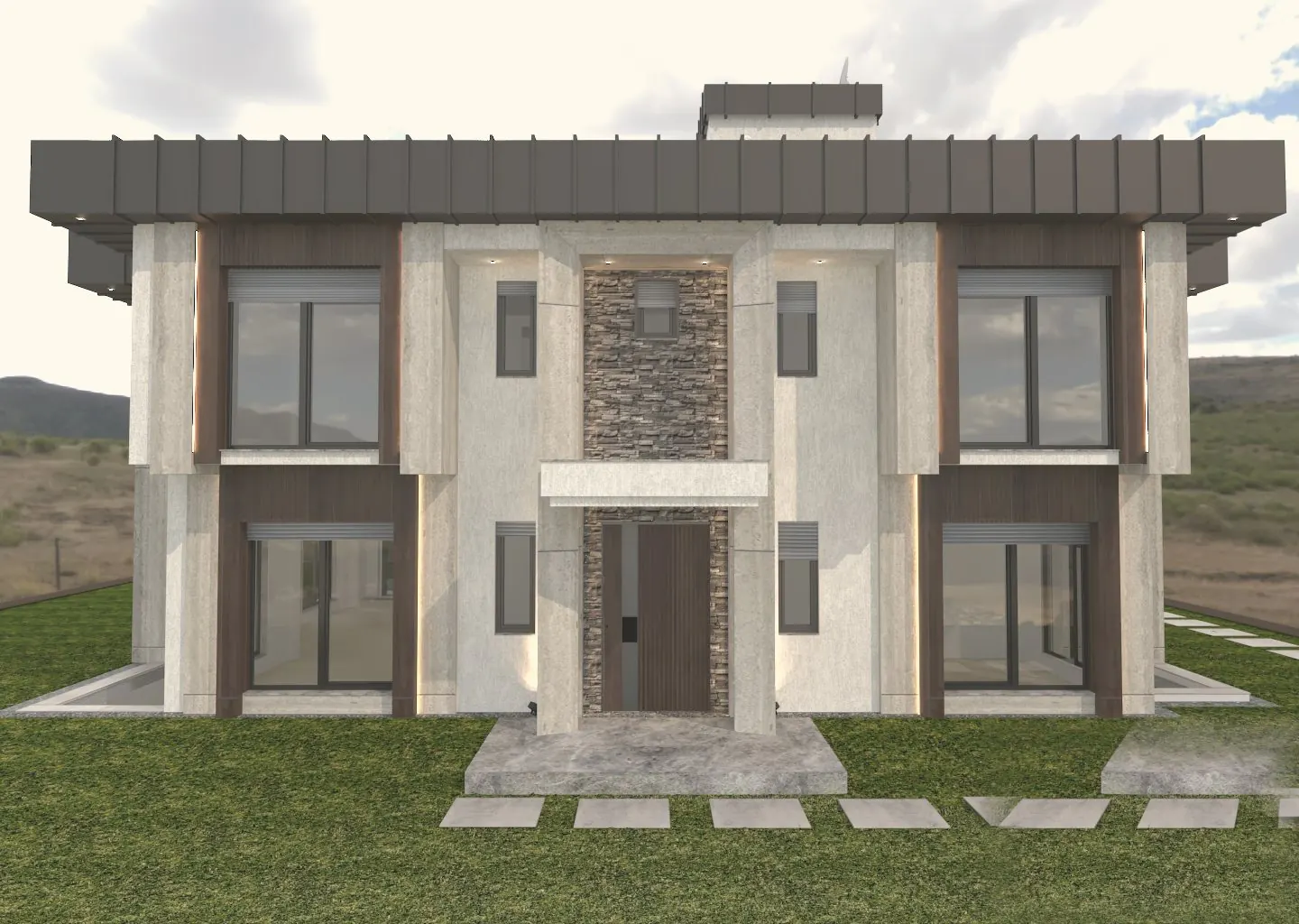 Nextopia villa — ön cephe
